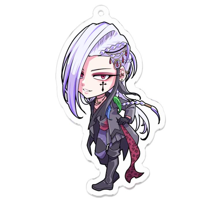 アクリルキーホルダー（コーティング） - 70 x 70 (mm)