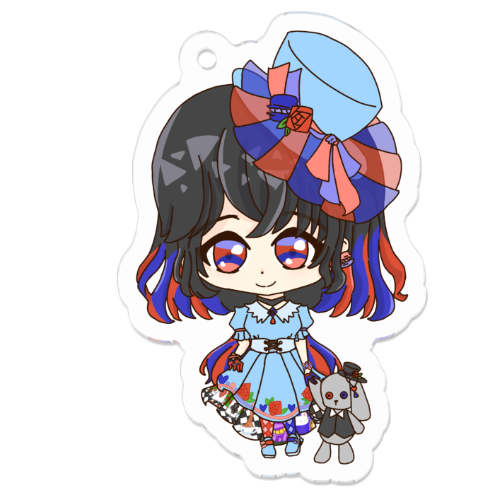 アクリルキーホルダー - 50 x 50 (mm)