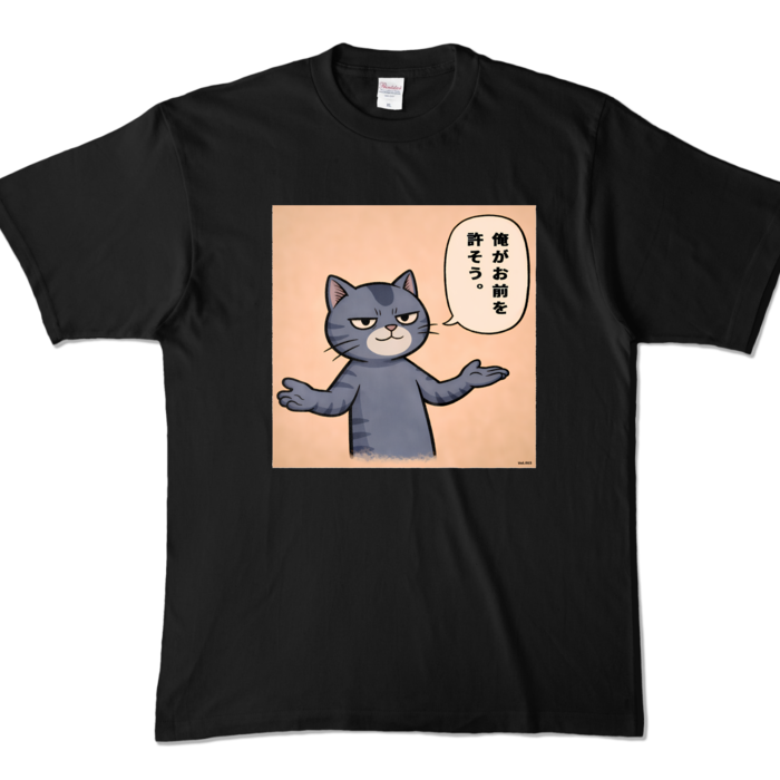 カラーTシャツ - XL - ブラック (濃色)
