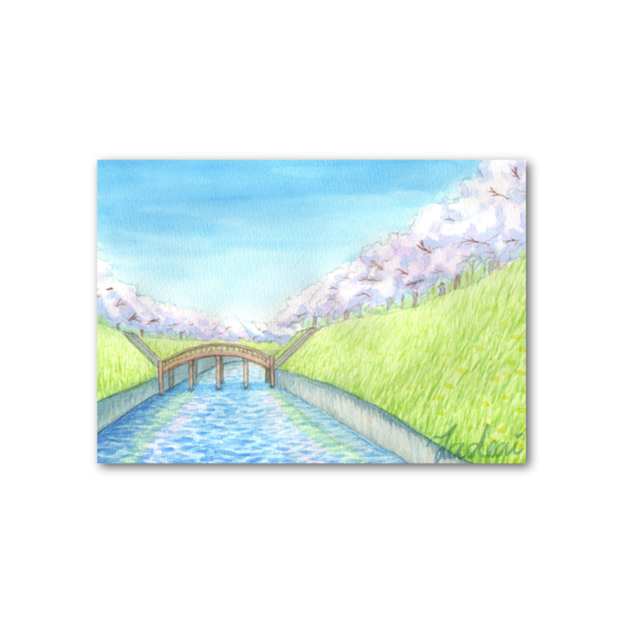 フォト風カード - 横 - 片面