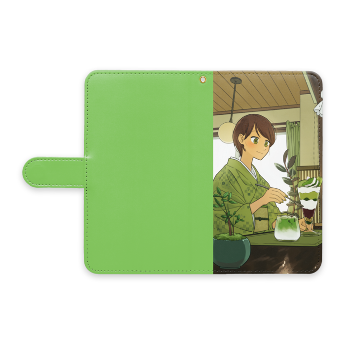 手帳型Androidケース - L - ストラップ穴 あり