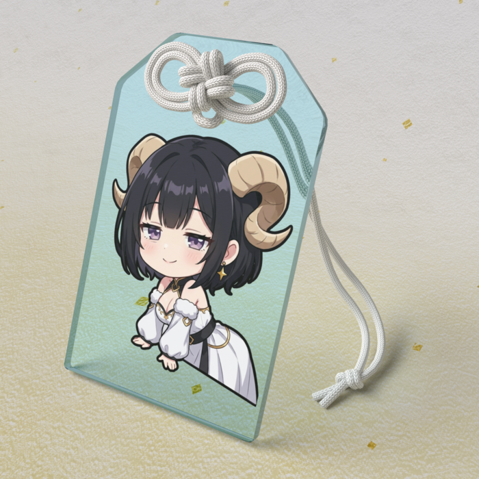 アクリルお守り - 50 × 80mm