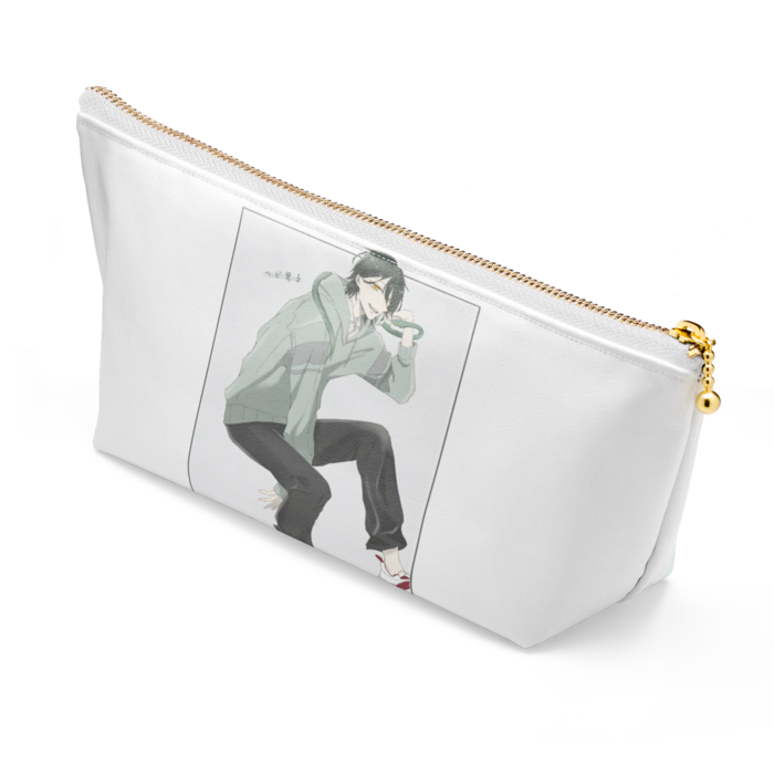 ポーチ - 長さ21.5cm / 高さ10cm - ホワイト