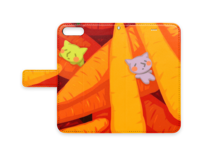 手帳型iPhoneケース - iPhone 8 Plus / 7 Plus - ストラップ穴 あり