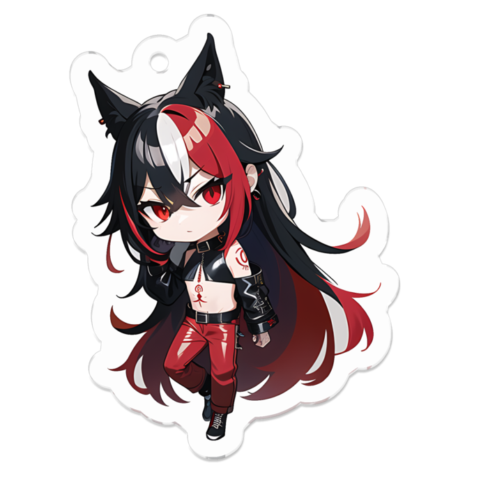 アクリルキーホルダー - 50 x 50 (mm)