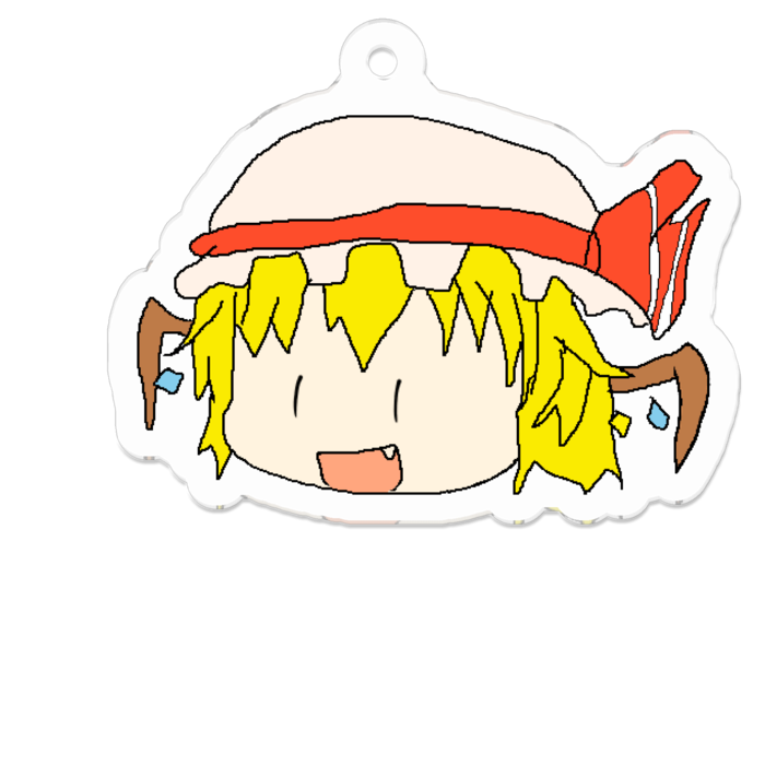 アクリルキーホルダー - 50 x 50 (mm)