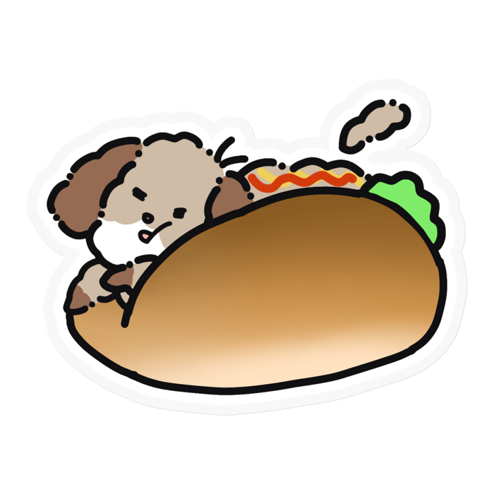 ステッカー - 100 x 100 (mm)