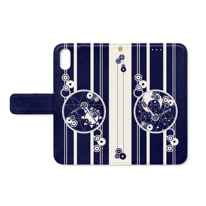 手帳型iPhoneケース - iPhone XS / X - ストラップ穴 あり