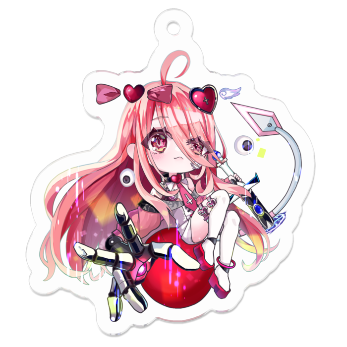 アクリルキーホルダー - 50 x 50 (mm)