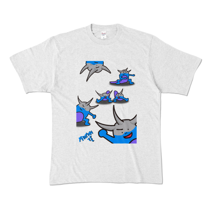 カラーTシャツ - XL - アッシュ (淡色)