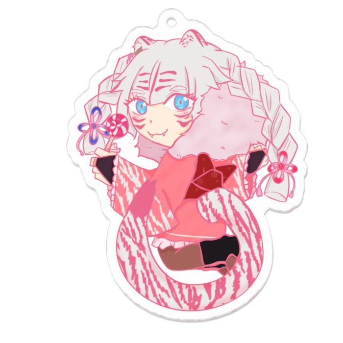 アクリルキーホルダー - 70 x 70 (mm)