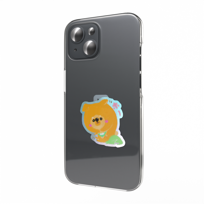 オーロラスマホステッカー - 縦