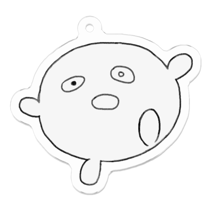 アクリルキーホルダー - 50 x 50 (mm)