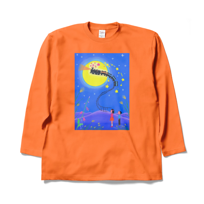 ロングスリーブTシャツ - XL - オレンジ