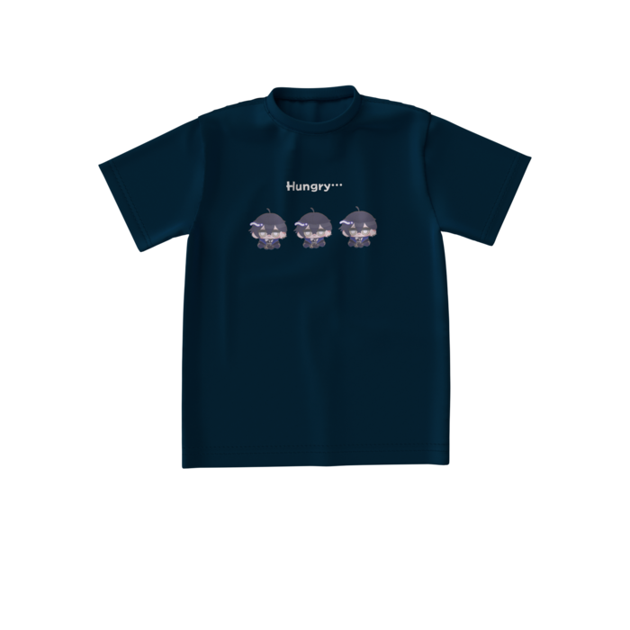 ビッグシルエットTシャツ - S - 正面(ネイビー)