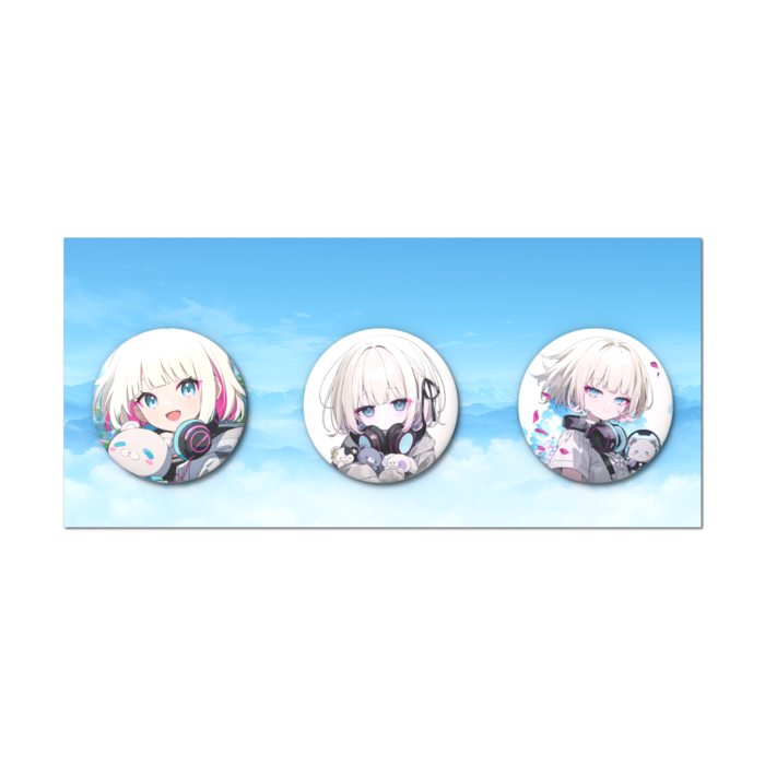 缶バッジセット - 3個セット