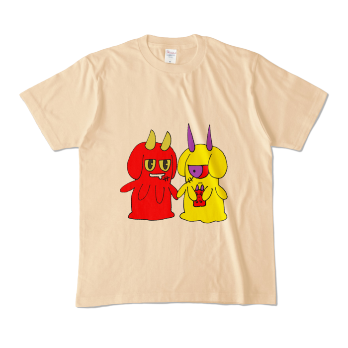 カラーTシャツ - M - ナチュラル (淡色)