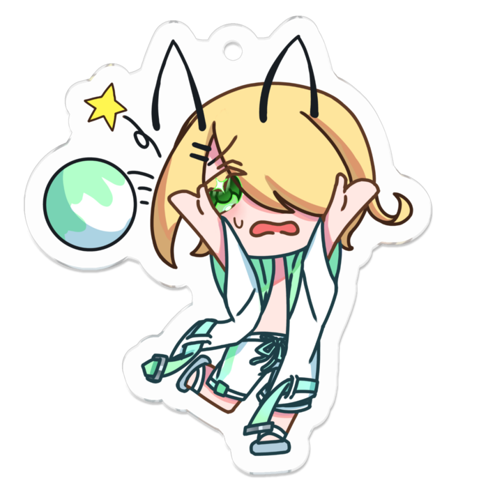 アクリルキーホルダー - 50 x 50 (mm)