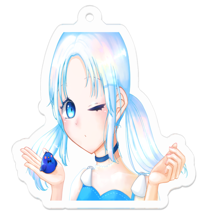 アクリルキーホルダー - 50 x 50 (mm)