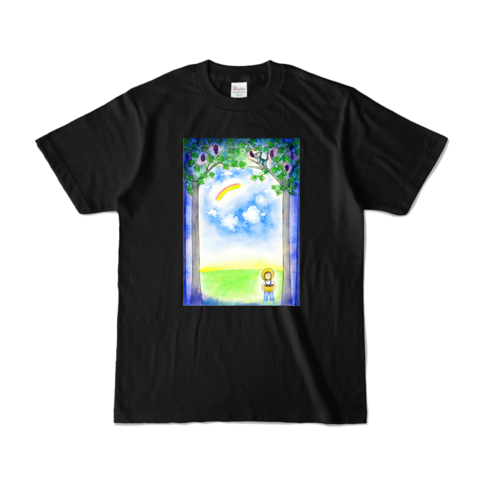 カラーTシャツ - S - ブラック (濃色)