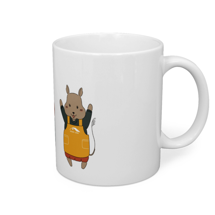 マグカップ - 直径 8 cm / 高さ 9.5 cm