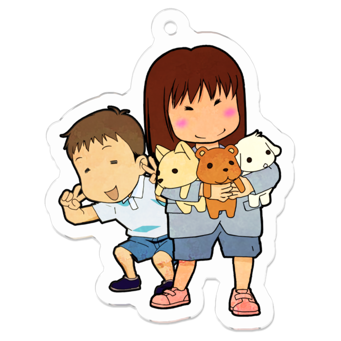 アクリルキーホルダー - 50 x 50 (mm)