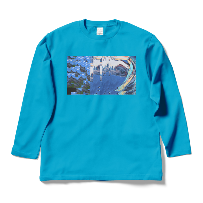 ロングスリーブTシャツ - L - ターコイズ