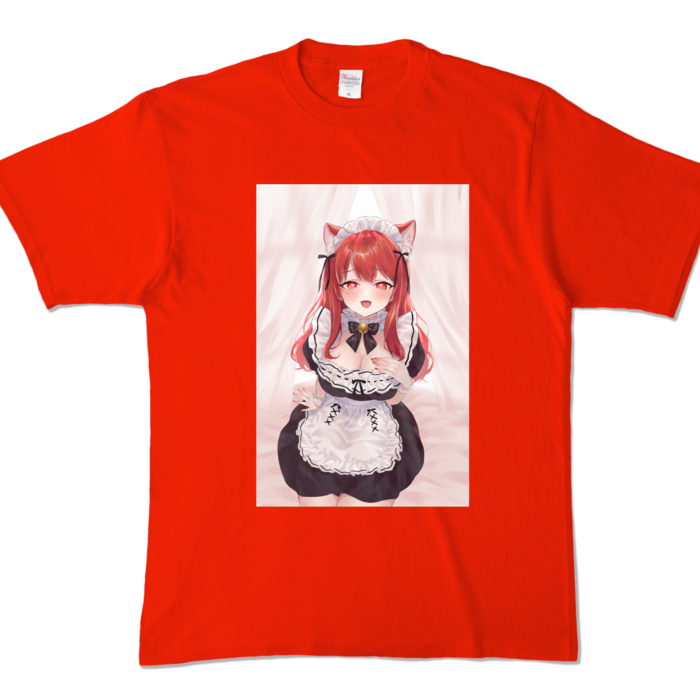 カラーTシャツ - XL - レッド (濃色)