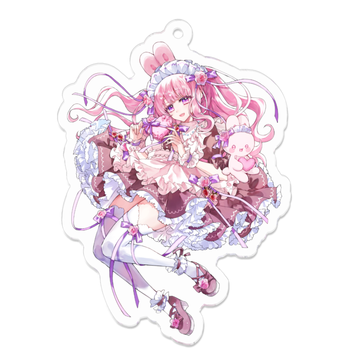 アクリルキーホルダー - 70 x 70 (mm)