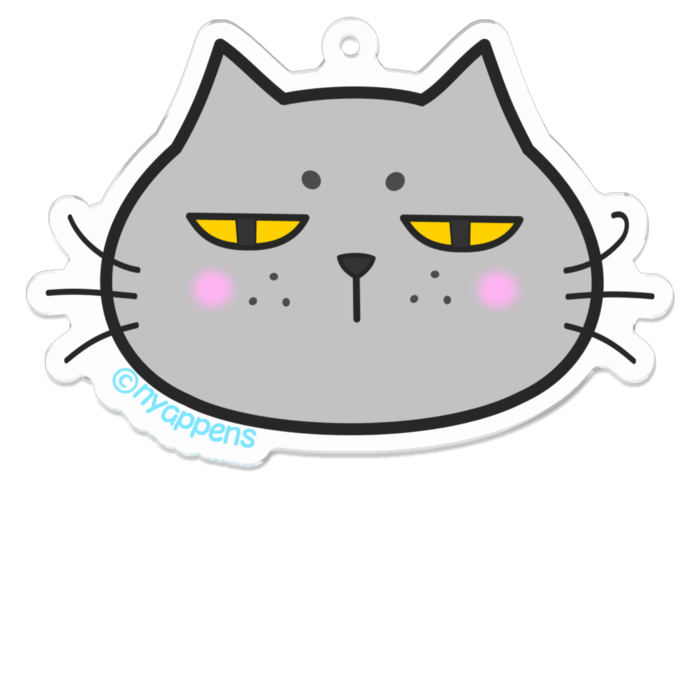 アクリルキーホルダー - 70 x 70 (mm)