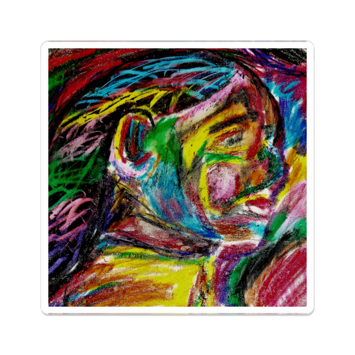 アクリルバッジ - 70 x 70 (mm)