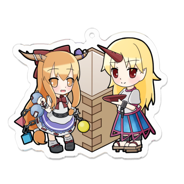 アクリルキーホルダー - 70 x 70 (mm)