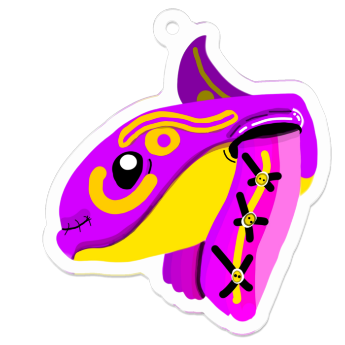 アクリルキーホルダー - 50 x 50 (mm)