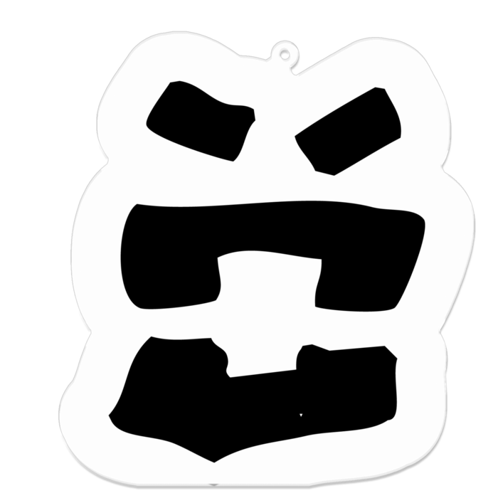 アクリルキーホルダー - 100 x 100 (mm)