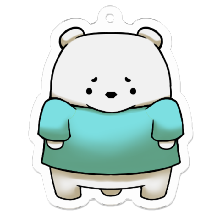 はくおう君アクリルキーホルダー６