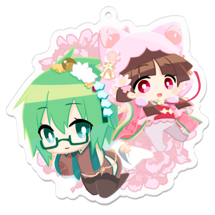 アクリルキーホルダー - 70 x 70 (mm)