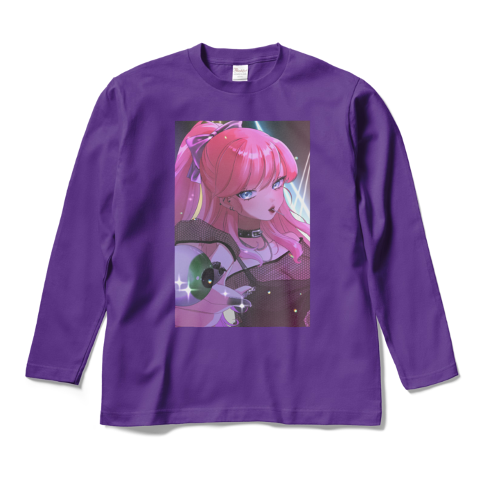 ロングスリーブTシャツ - M - パープル