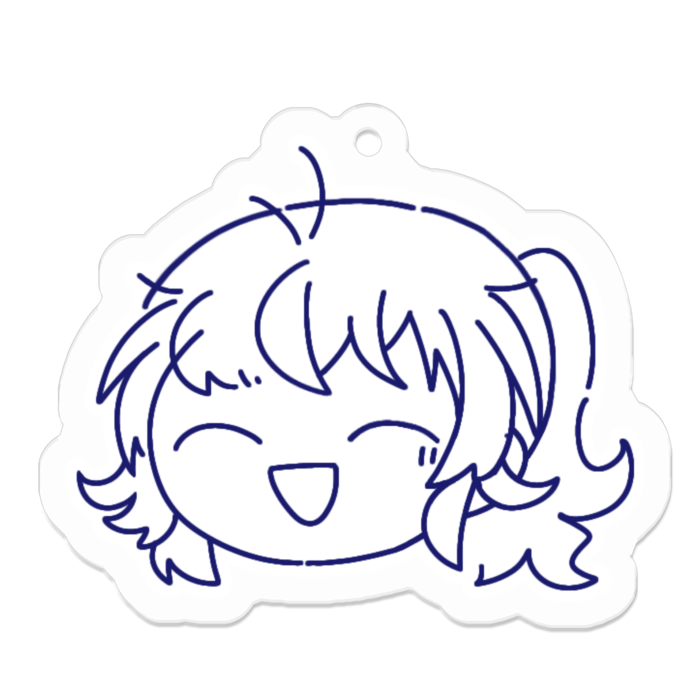 アクリルキーホルダー - 50 x 50 (mm)