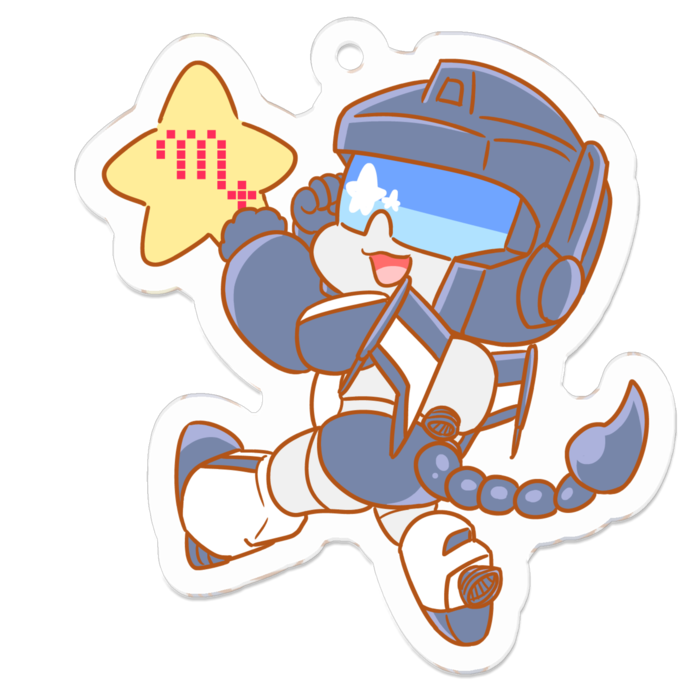 アクリルキーホルダー - 50 x 50 (mm)