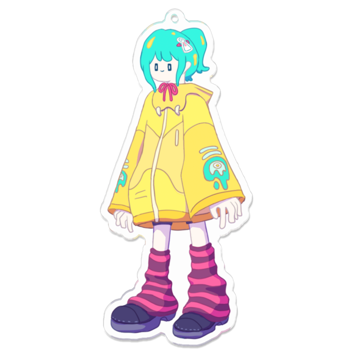アクリルキーホルダー - 100 x 100 (mm)