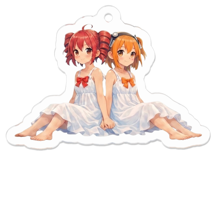 アクリルキーホルダー - 50 x 50 (mm)