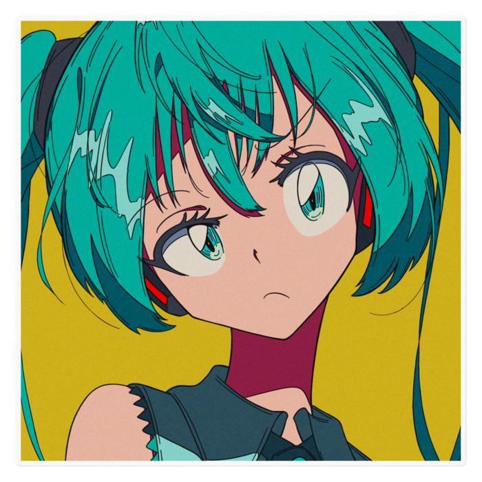 ステッカー - 160 x 160 (mm)