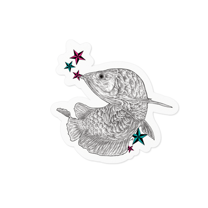 ステッカー - 100 x 100 (mm)