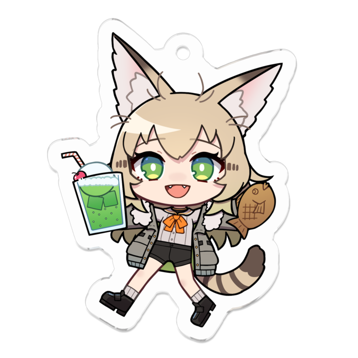 アクリルキーホルダー - 50 x 50 (mm)