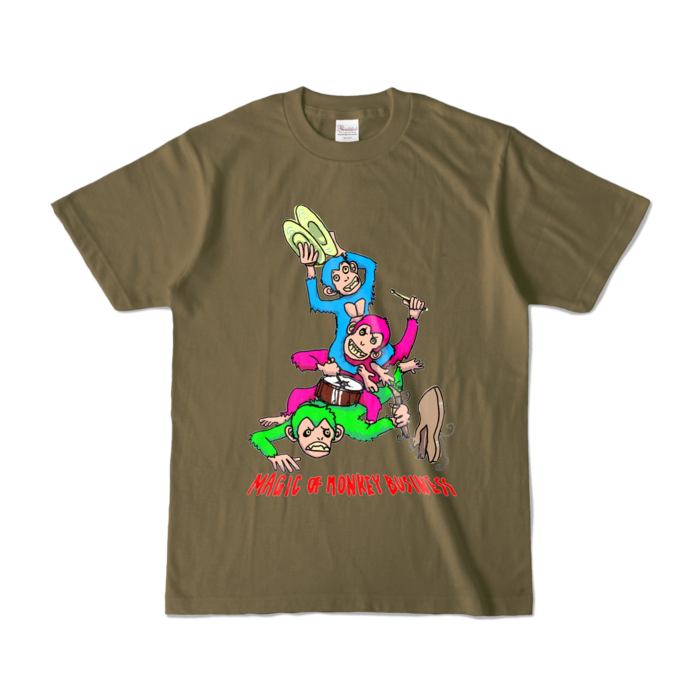 カラーTシャツ - S - オリーブ (濃色)