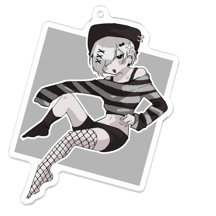 アクリルキーホルダー - 70 x 70 (mm)