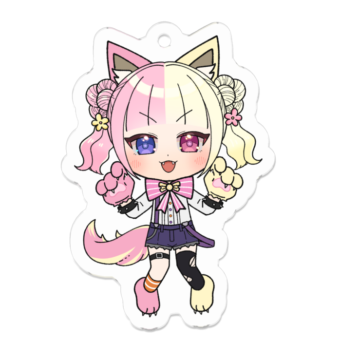 アクリルキーホルダー - 50 x 50 (mm) S