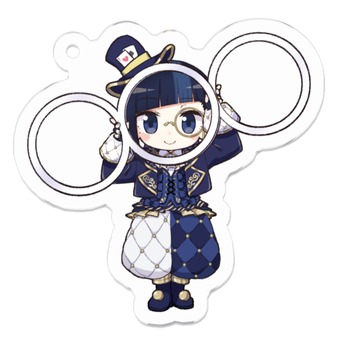 アクリルキーホルダー - 50 x 50 (mm)