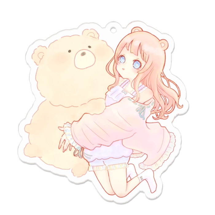 アクリルキーホルダー - 70 x 70 (mm)