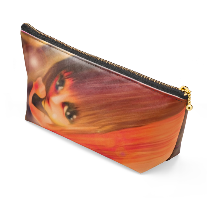 ポーチ - 長さ21.5cm / 高さ10cm - ブラック